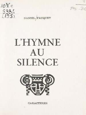 cover image of L'hymne au silence